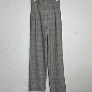 Aritzia Babaton High Waist Paperbag Womens Size 2 Wide Leg Work Pants Trousers